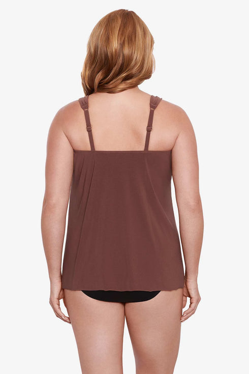 MiracleSuit Razzle Dazzle Plus Size Underwire Tankini Top